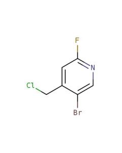 Astatech 5-BROMO-4-(CHLOROMETHYL)-2-FLUOROPYRIDINE, 95.00% Purity, 0.25G